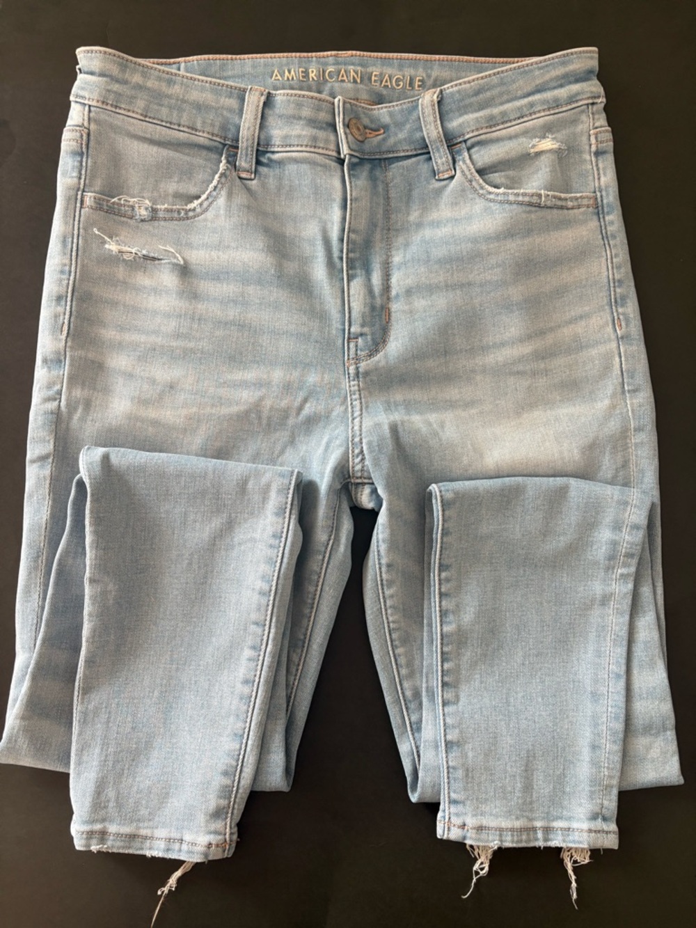 American Eagle Outfitters Light Blue Women's Jeggings - Picture 6 of 10